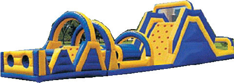 полосы препятствий на открытом воздухе коммерчески крупного плана ПВК 0.55мм раздувные для взрослого ИХОБ 007