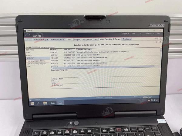 Original Man Cat T427 Man C-at T400 (MAN CATS 3) Professional Diagnostic & Programming Device With Smart Card