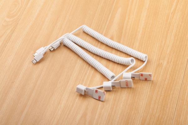 COMER  acrylic display alarm cradle security stands for tablet android mobile iphone with charging cable