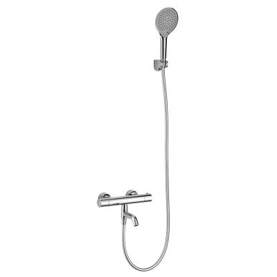 Da parede termostática do banheiro do chuveiro da mão projeto moderno de Hung Shower Faucet Set Household