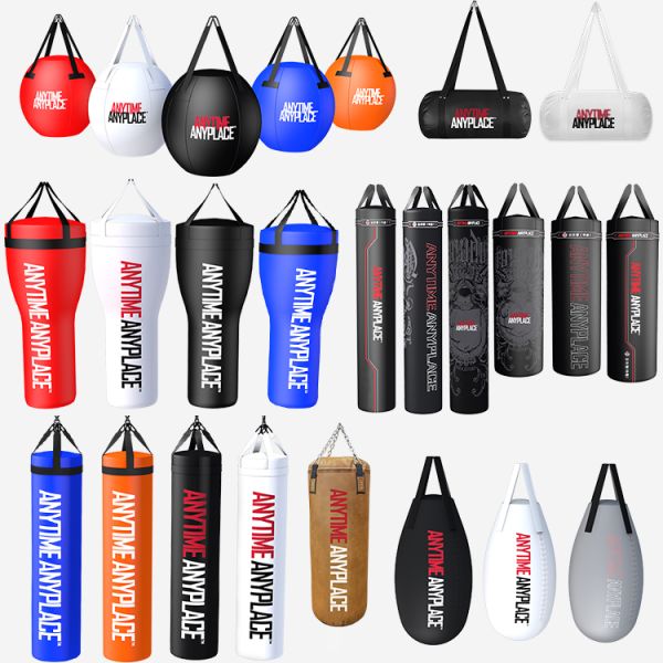 Durable Boxing Punch Bag PVC PU Leather Material Customized Colors