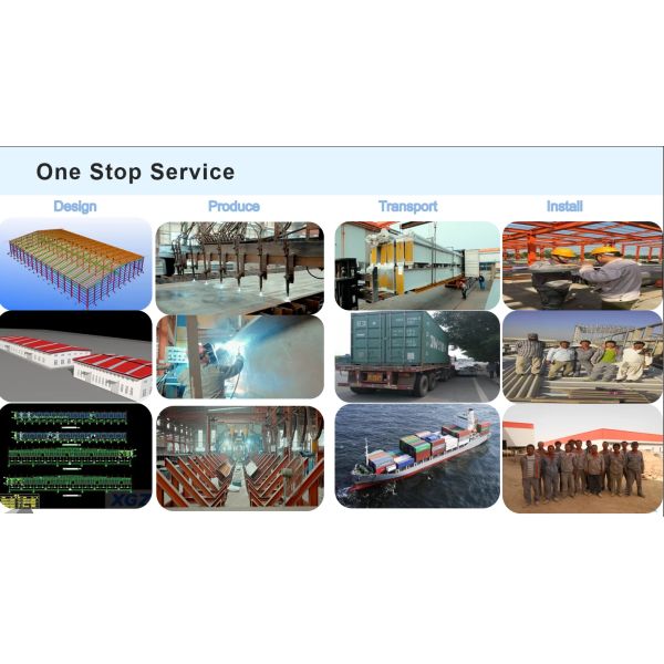 Промышленный завод, сборка из легкой стали, парковка/школа/больница/склад/склад стали