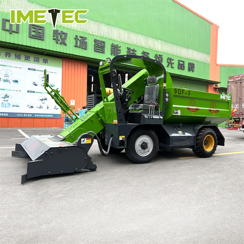 Automatic Heavy Duty Cow Manure Collector Scraper Truck ODM
