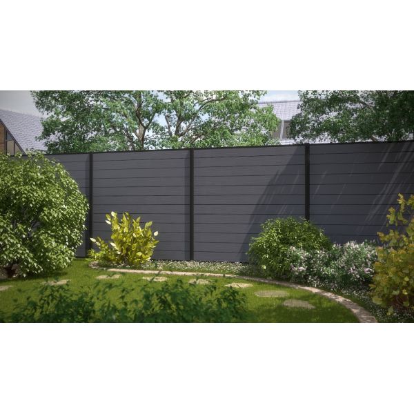 Durable Wood Plastic Composite Wpc Fence Home Garden Fence Panels Better Than Vinyl Pvc Fence