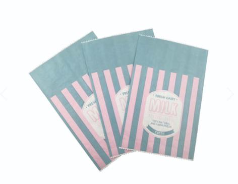 Offset Printing Decorative Paper Bags / Candy Bags For Birthday Parties