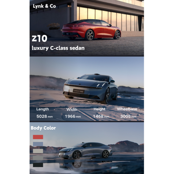 2025 Lynk & Co Z10 4WD Electric Sedan-702km Range Fast Charging High-Performance EV with 4-door 5-seater and 90-110kWh Battery