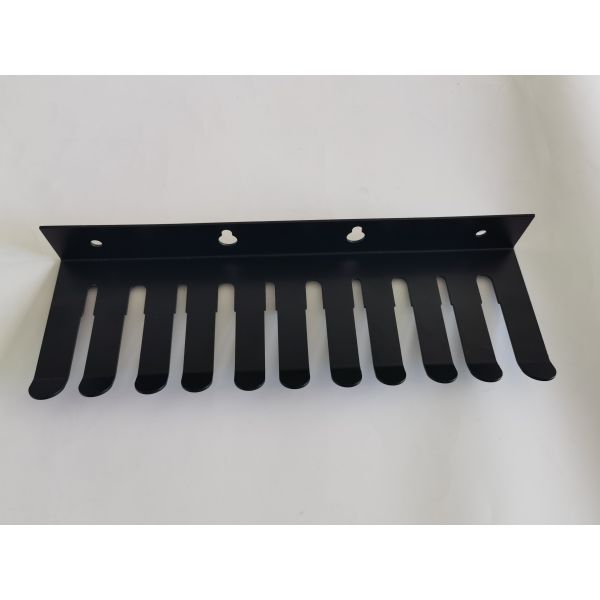 Персонализированный логотип печать железный модульный патч кабельный держатель настенный монтаж вешалка когти 19 слотов