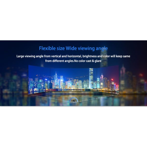 YUYI P3.91-7.82 High Transparency Lightweight and Durable Low Power Consumption Transparent LED Screen for Indoor Applications