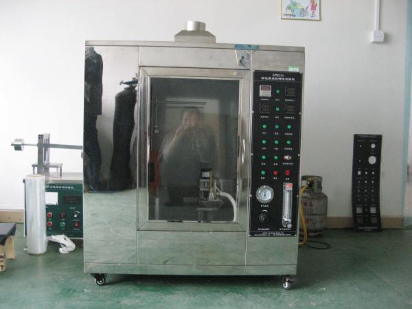 Conveyor Vertical Fire Testing Machine / Flammability Test Chamber ISO340
