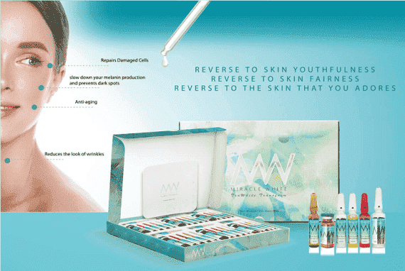 25000mg Glutathione Miracle White Injection 6 Sessions For Skin Whitening