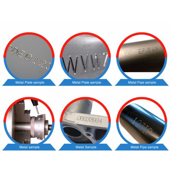 Economic Portable Dot Peen Marking Machine 100W For Automobile / Aluminum