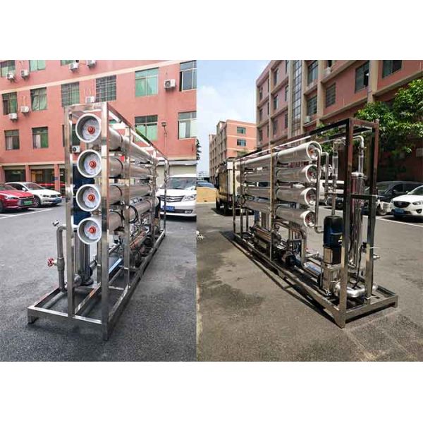 12T/H Water Treatment Machine Salt Water Purifier Industrial Filters RO System