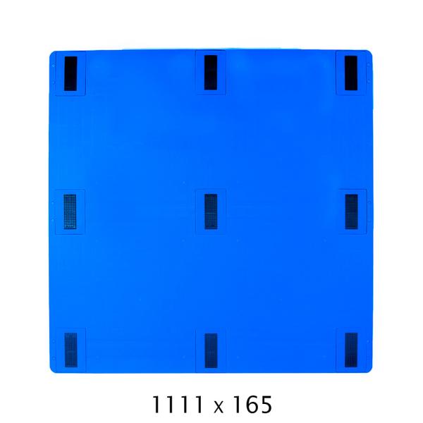 Single Faced Heavy Weight Plastic Pallet 1200x1000mm Customized OEM Solutions Offered