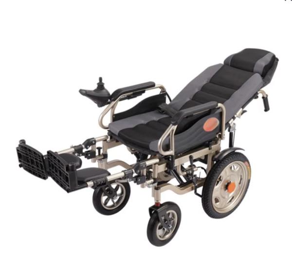 Collapsible Electric Lightweight Folding Wheelchair For Disabled 125x75