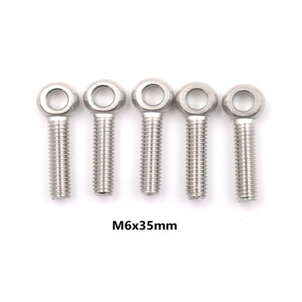 Industry / Vessel Screw Eye Bolt DIN444 Titanium Anodizing Color Light Weight