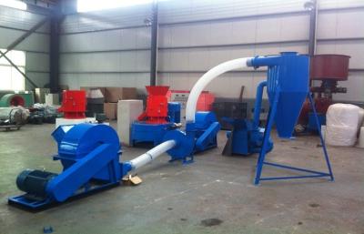 15KW Electrical Motor Wood Crushing Machine High Efficient 600-700 KG/H