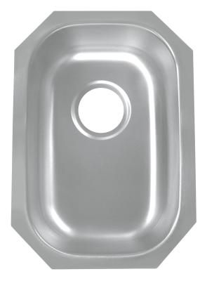 bancas da cozinha de aço inoxidável da única bacia do calibre do raio 16 de 15mm para o uso diário