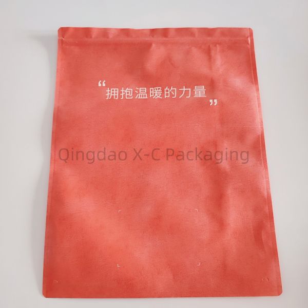 OEM Reusable Non Woven Shopping Bags Zip Lock Sealing Foldable