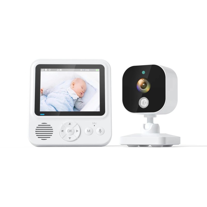 HD Wireless Baby Monitor Camera 2.8 Inch Security IP Camera With Night Vision Sleep Monitoring Two Way Audio Smart Wifi Cameras