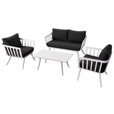 4.73 Cushion Thickness White aluminium Outdoor Sofa Set