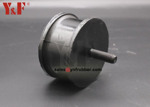 Small Vibration Shock Absorption Mounts Black Round Rubber Mounts