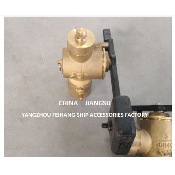 Бронзовый глубинный звуковой клапан самозакрывающийся для затонувшей кабины Dn40