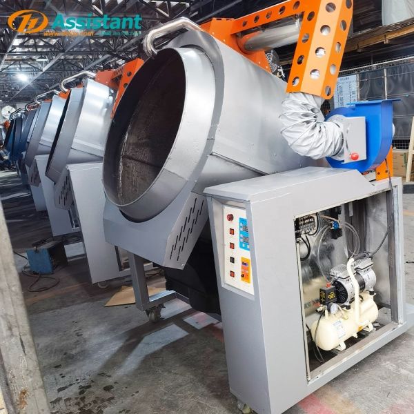 DL-6CSTG-100Z Tea Fixation Processing Pot Machine For Tea Roasting Machinery Function