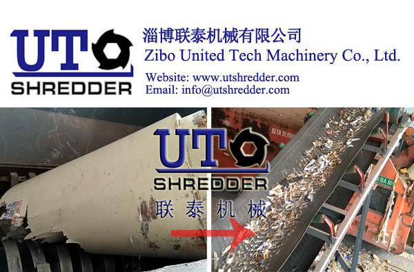 wooded drum shredder/ plywood drum shredder/ wooded package barrel shredder, high efficiency with low noise