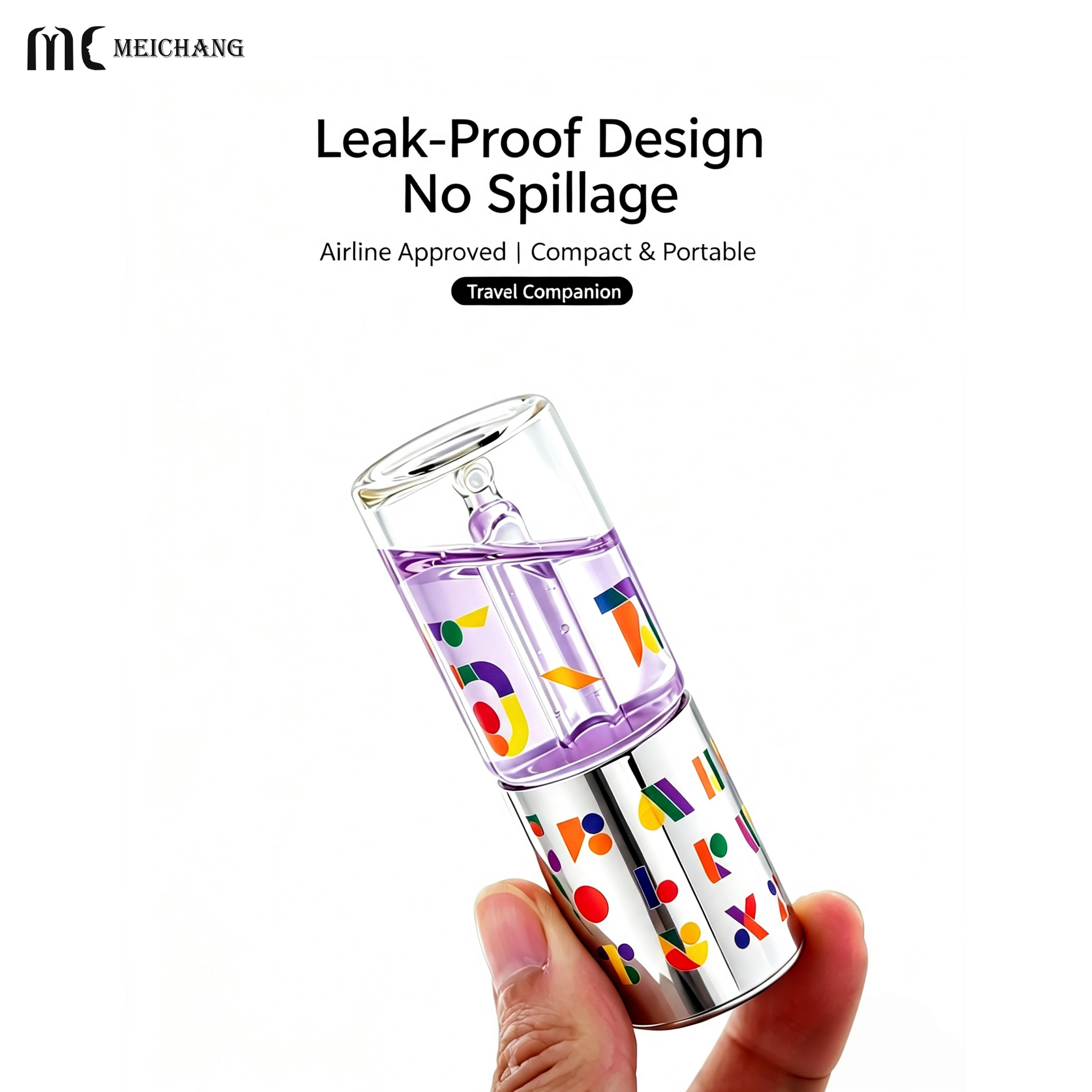 15ml /20ml /30ml /35ml Twist-Press Integrated Dropper Glass Serum Bottle for Professional Skincare(MC-621)
