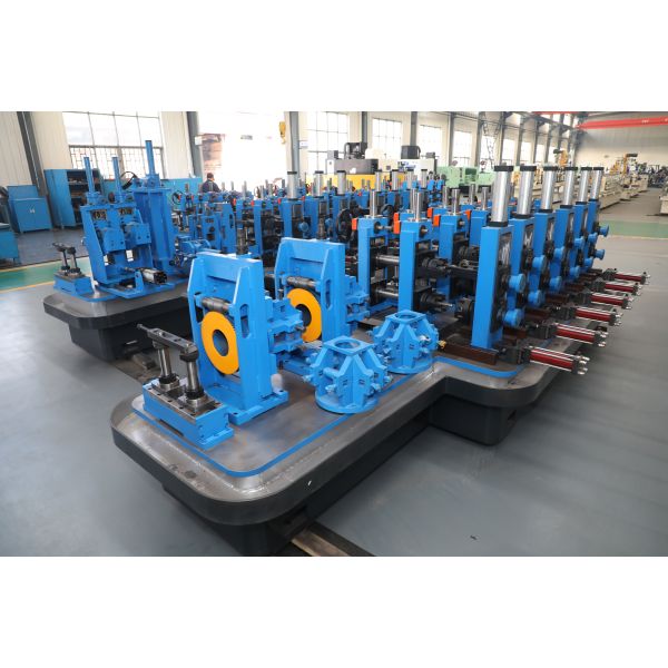 Cold Rolled Steel Strips Tube Making Machine With Online Finish
