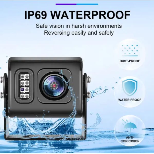 Новая форма 1080P AHD 145 градусов широкий вид водонепроницаемая камера заднего вида для грузовиков