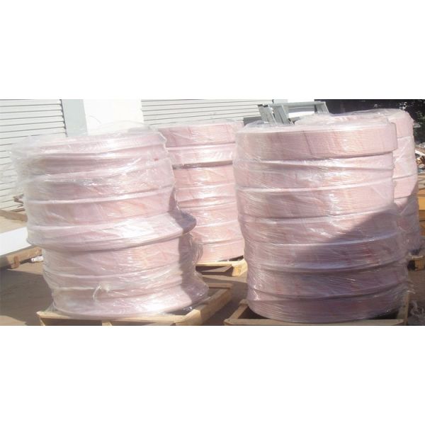 C10100 C11000 C12000 AC Copper Pancake tubing / AC Copper Pipe