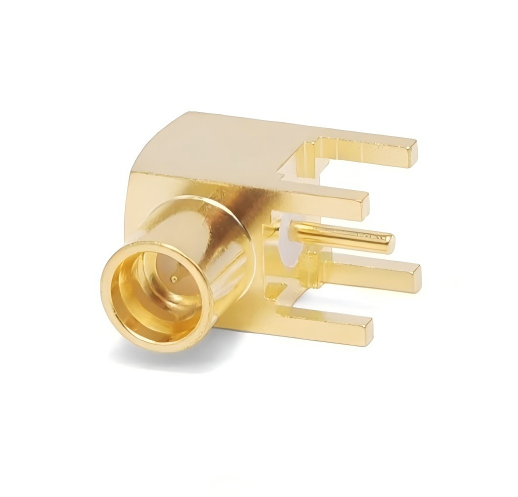 6GHz RF Connector SMP Right Angle Female Connector Crimping Type SMP-C-KW-1.5