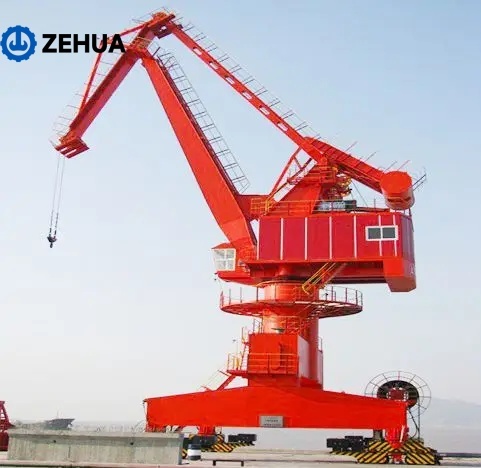 Port Crane Supplier Heavy-Duty Floor Mounted Jib Crane