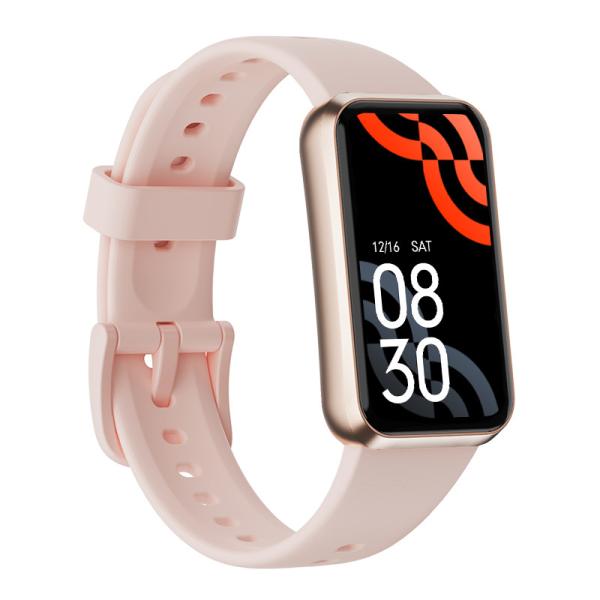 T54B  Stylish Black And Pink Multifunction Smart Watch 172*320px Resolution 15Days Standby Time