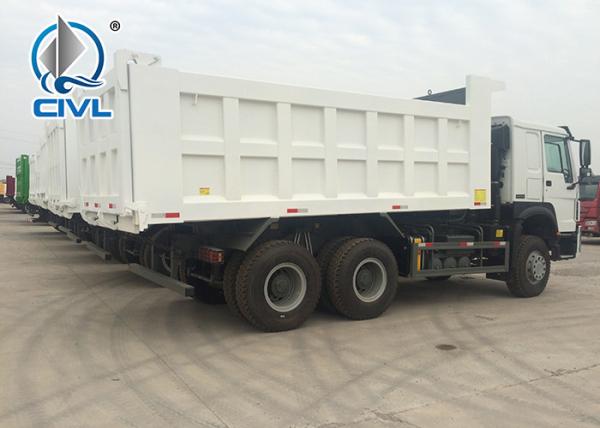 Q345 Steel Heavy Tipper With 45T Loading Capacity And Reinforce Frams 6x4 Heavy Duty Dump Truck