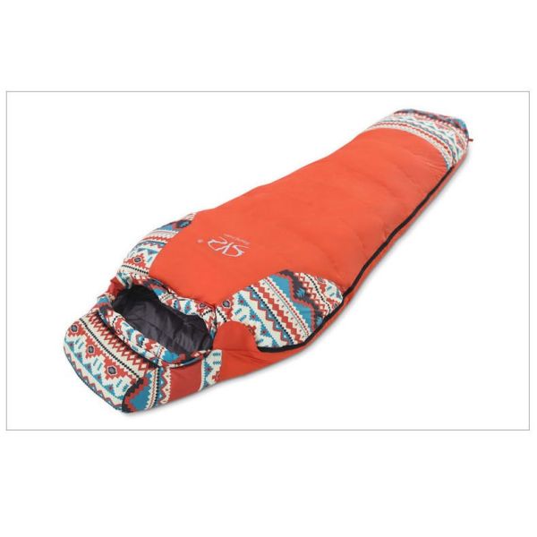 Wholesale Custom Adult Down-filled Sleeping Bag Outdoor Camping Sleeping Bag Warm Camping White Duck Down Sleeping Bag