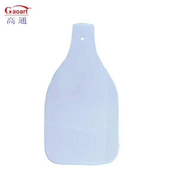 Tabla de corte de cocina redonda cuadrada con vidrio templado en blanco y recubierto por sublimación