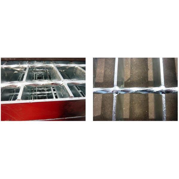 Горячие окунутые гальванизированные стальные проступи лестницы скрежеща различные спецификации