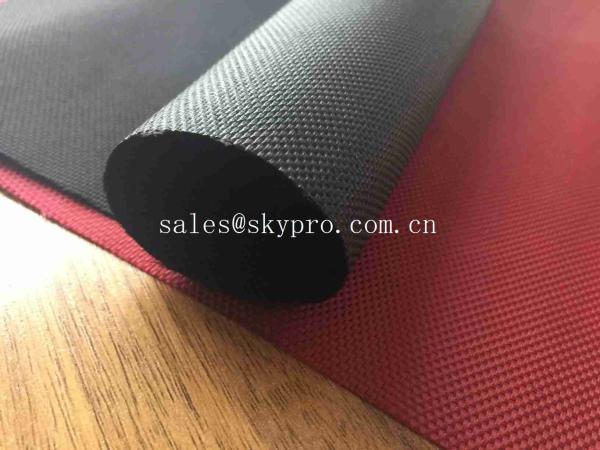 Solution Dyed Red Coating Waterproof Oxford Fabric For Bag And Luggage