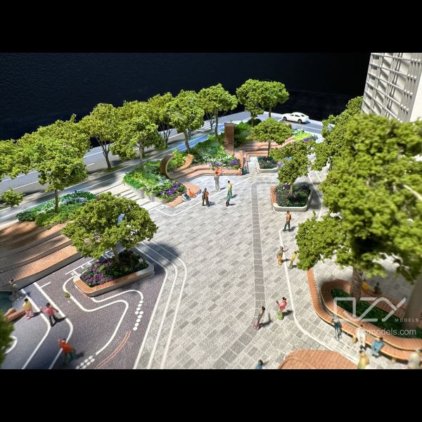 UPDIS -1/150 Шэньчжэнь Женщины и дети Дружественное соседство ландшафтная модель