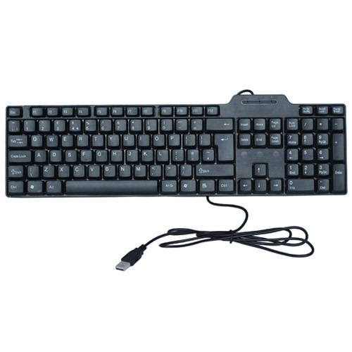 Computer Wired Keyboard With Full Black Standard