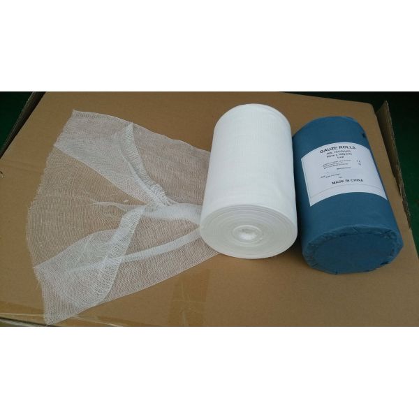 Disposable Cotton Absorbent Gauze Roll 4 Ply Non‑Sterile OEM Custom Size CE Certified Medical Consumable for Wound Dressing