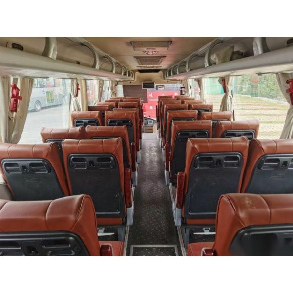 YOUNGMAN JNP6108 39 Seats WP 199kw Rear Engine Bus Used Passenger Bus Airbag Chassis Left Steering Leather Seats