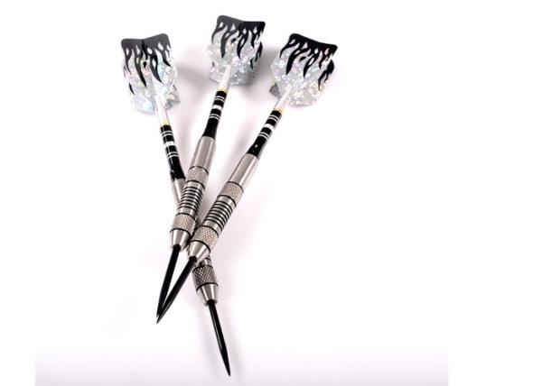 Color Coated Steel Tip Tungsten Darts With Shafts Flights