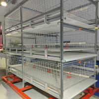 90/120 de sistema da gaiola de bateria da grelha, equipamento agrícola da grelha do quadro Q235A de H
