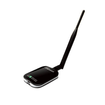 N300 high-power USB 2.0 WiFi adapter with antenna,supports 2.4GHz WLAN networks,