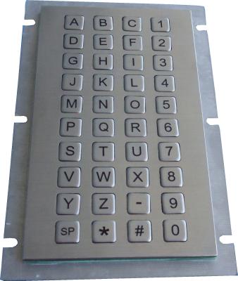 40 chaves comprimem o teclado liso do metal das chaves da matriz de ponto do formato com a montagem de painel traseiro