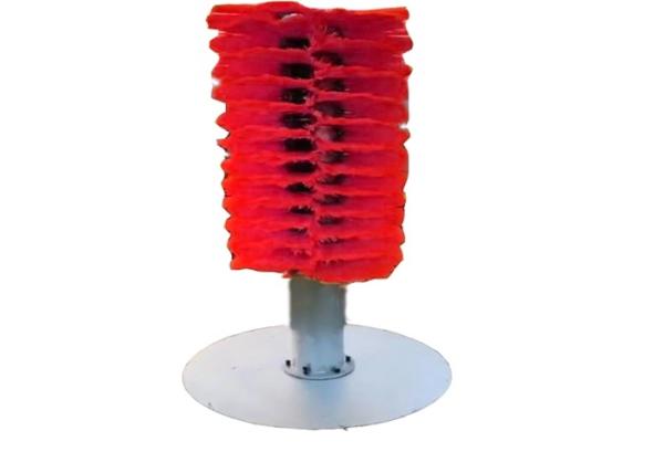 Galvanized Base PP Bristle Comfort Pasture Cow Brush