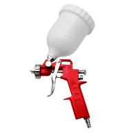 Pulverizador de tinta vermelho/verde Pistola de pulverização de tinta pneumática 600 ml